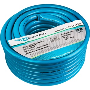 TopGarden Маркуч градински трислоен 3/4" 30m TG