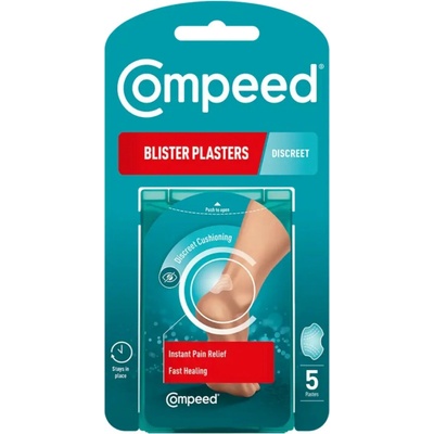 Compeed náplasť Discreet na pľuzgiere gélová 5 ks