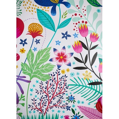 Mooui Nástenný panel - tapeta - Flora 3,92 x 2,80 m uni