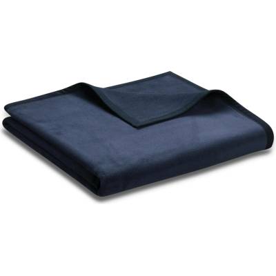 Biederlack Unicolour dunkelblau Deka 100x150