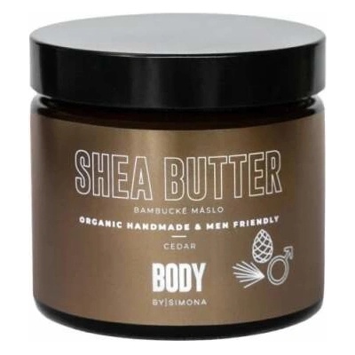 Body By Simona CEDAR Organické ručně vyráběné bambucké máslo pro muže i ženy 250 ml