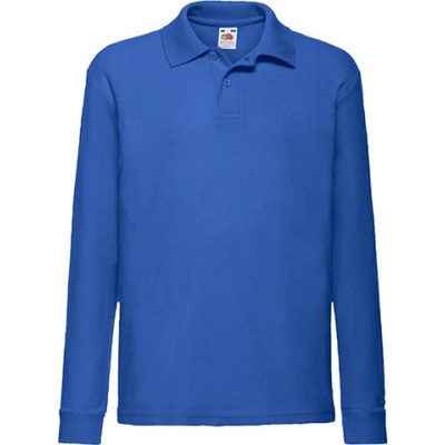 Fruit of the Loom Polokošile s dlouhým rukávem 63-201-0 Royal Blue