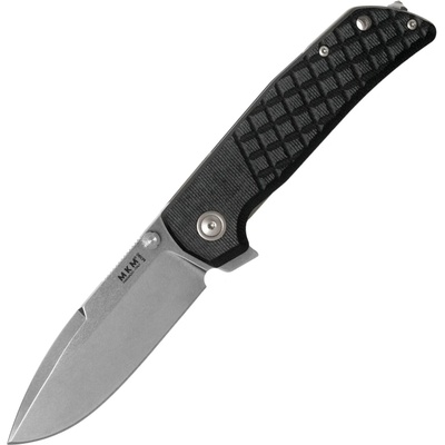 MKM MAXIMO Titanium frame and black canvas Micarta handle BÖHLER M390 MK MM-BCT