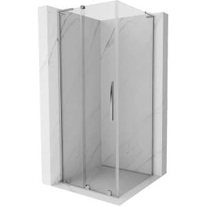 Mexen Velar L плъзгаща душ кабина 110 x 110 см, прозрачна, хром - 871-110-110-03-01 (871-110-110-03-01)
