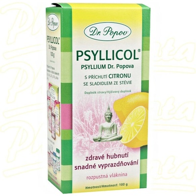 Dr. Popov Psyllicol s příchutí citronu 100 g