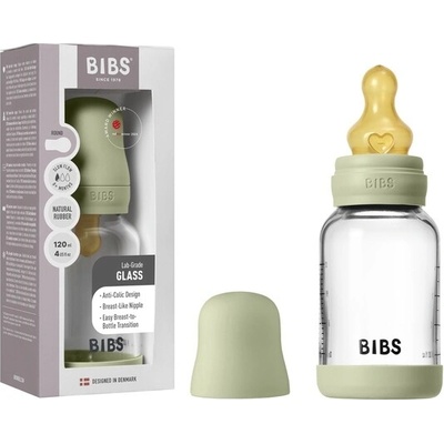 Bibs antikoliková sklenená fľaša Sage 120 ml