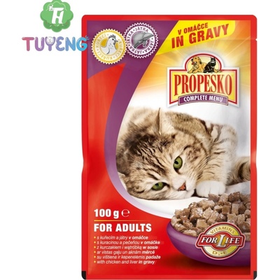 Propesko Cat kuřecí a játra 100 g