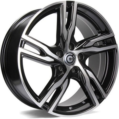 Carbonado Punch 8x18 5x108 ET45 black front polished