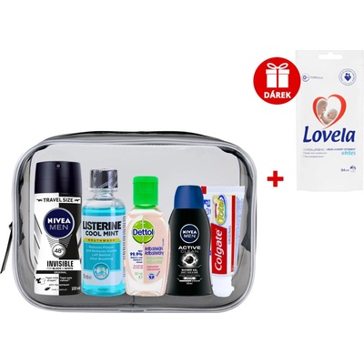 Nivea Man sprchový gel Active Clean Mini 50 ml + Colgate zubní pasta 25 ...