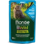  Пауч за котки Bwild Adult Anchovies - 0.085кг