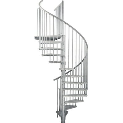 Minka STAIRS Venkovní točité schodiště Rondo Zink Smart pr. 140 cm