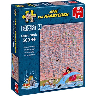 Jumbo Пъзел Jumbo от 500 части - Къде е течът? (1110100031)