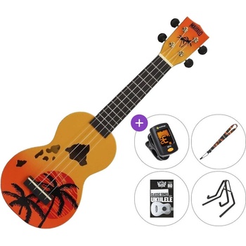 Mahalo Hawaii SET 2 Hawaii Orange Burst Сопрано укулеле (MD1HA-ORB-SET-2)