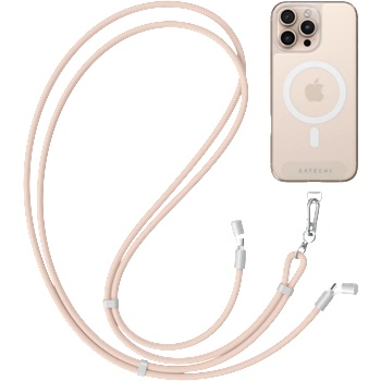 Image 1 of Satechi OntheGo USB-C Lanyard Cable, Desert Rose (ST-LOTGLR)