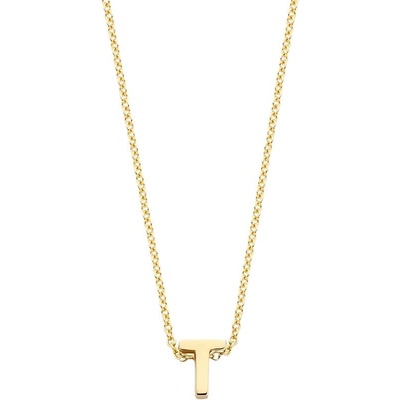 Blush Златно дамско колие с буква Blush 3155YGO_T (3155YGO_T)