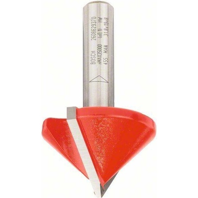 BOSCH Frézy na drážky tvaru V 8 mm, D 31,8 mm, L 19 mm, G 51 mm, 90 °
