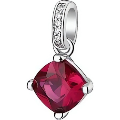 Brosway Stříbrný přívěsek s červeným zirkonem Fancy Passion Ruby FPR17