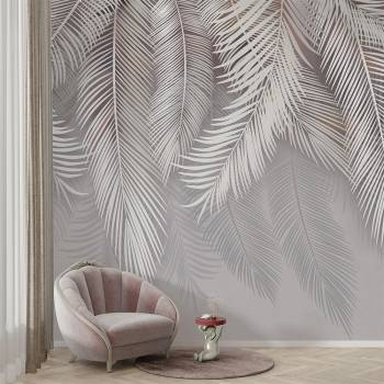 Image 1 of Art Gift Decor Фототапет Delicate Feathers 2