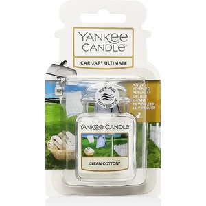 Yankee Candle Pink Sands Ultimate Car Jar Ароматизатор за автомобил 1 бр тип Clean Cotton