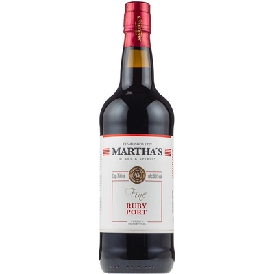 Martha's Fine Ruby 19,5% 0,75 l (čistá fľaša)