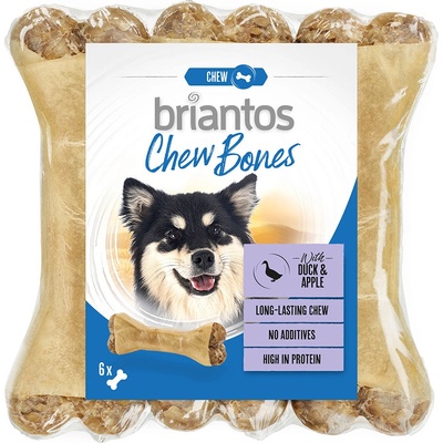Briantos Chew Bones kačacie a jablko 12 x 12 cm 660 g