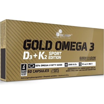 Olimp Gold Omega 3 D3 + K2, 60 Capsules