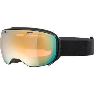 Alpina Ски маска Alpina Big Horn Q Mirror S2 (VLT 24%) Ski goggles - Black Matt / Mirror Gold - размер One Size (417-4019-0111)