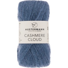 Austermann CASHMERE CLOUD - 46% vlna, 34% bavlna, 20% kašmír - Ručně pletací příze Barva: 12 - Blau
