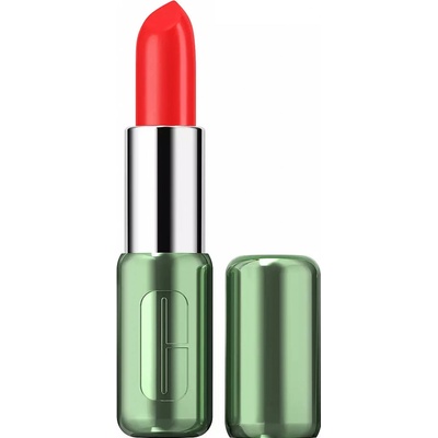 Clinique Pop Longwear Lipstick Satin saténový rúž Poppy Pop 3,9 g