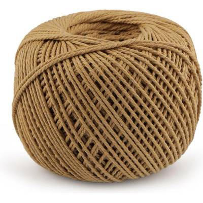 Bavlněná příze macrame Ø2 mm rozčesávací Varianta: 3 béžová, Balení: 1 ks 59025/151191/272311