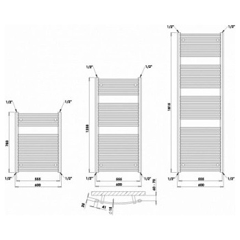 PMH MARABU 600 x 1815 mm CM6