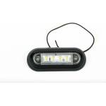  Led Диоден Вграден Страничен Габарит, Маркер, Токос Бял12-24v за камион, бус, ван, платформа, ремарке Е-марк Е9