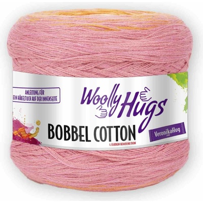 Příze Woolly Hugs Bobbel Cotton Pastelová růže 200 g | 800 m