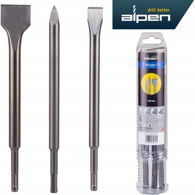 SEKÁČE ALPEN SDS PLUS 3KS SADA SEKÁČŮ DO BETONU