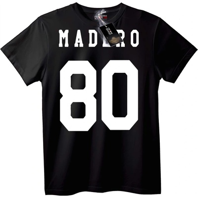 NOONEBRAND Тениска Madero 80 спорт - 6XL, Black