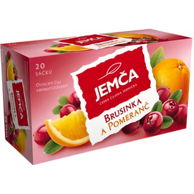 Jemča Čaj Brusinka a pomeranč 40 g