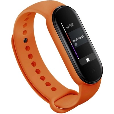 Xiaomi Mi Band 5/6 náhradní náramek Jednobarevný Tmavě oranžová MBS5-TMORA