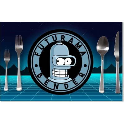 Sablio Prostírání Futurama Bender Čtvrtá dimenze 40x30cm