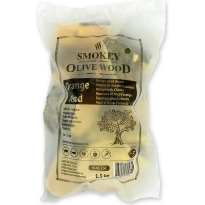 Smokey Olive Wood udící špalíky pomerančovník 1,5 kg