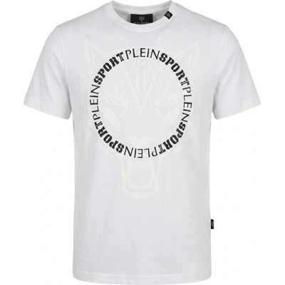 Plein Sport Logo Loop White tričko bílá