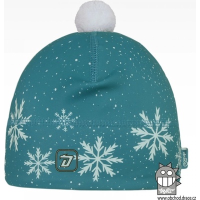 Dráče chlapčenská zimná čiapka Dráča Flavio 124 tyrkysová