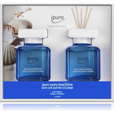 iPuro Aroma difuzér Sunny Beachtime citrusy lilie růže pižmo 2× 50 ml