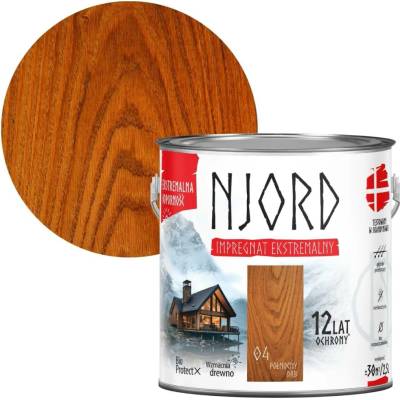 NJORD Extrémní impregnace na dřevo - severní dub 2,5L