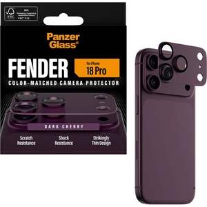 Panzer Протектор за камера PanzerGlass - Hoops FENDER CLP, iPhone 18 Pro, Dark Cherry (5715685043710)
