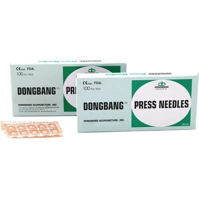 DongBang Jednorázové jehly pro akupunkturu uší 100 ks Velikost: 1,5 mm