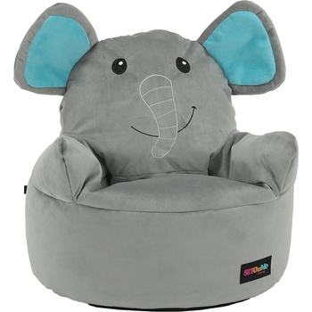 Пуф, сив плат, baby type 2