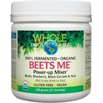 Natural Factors Whole Earth & Sea Beets Me Power-up Mixer, 188 g, Natural Factors