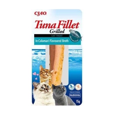 INABA Cat Grilled Tuna Fillet v chobotnicovém vývaru 15 g
