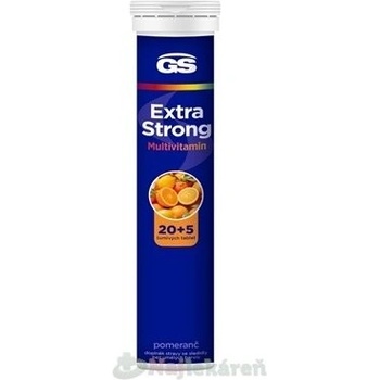 GS Extra Strong Multivitamin pomeranč eff.tabliet 20+5