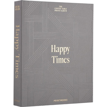 Fotoalbum HAPPY TIMES, šedá, Printworks